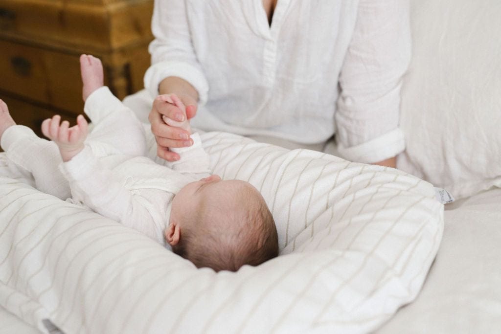 Snuggle Me Organic Lounger & Cover - Cottage Linen