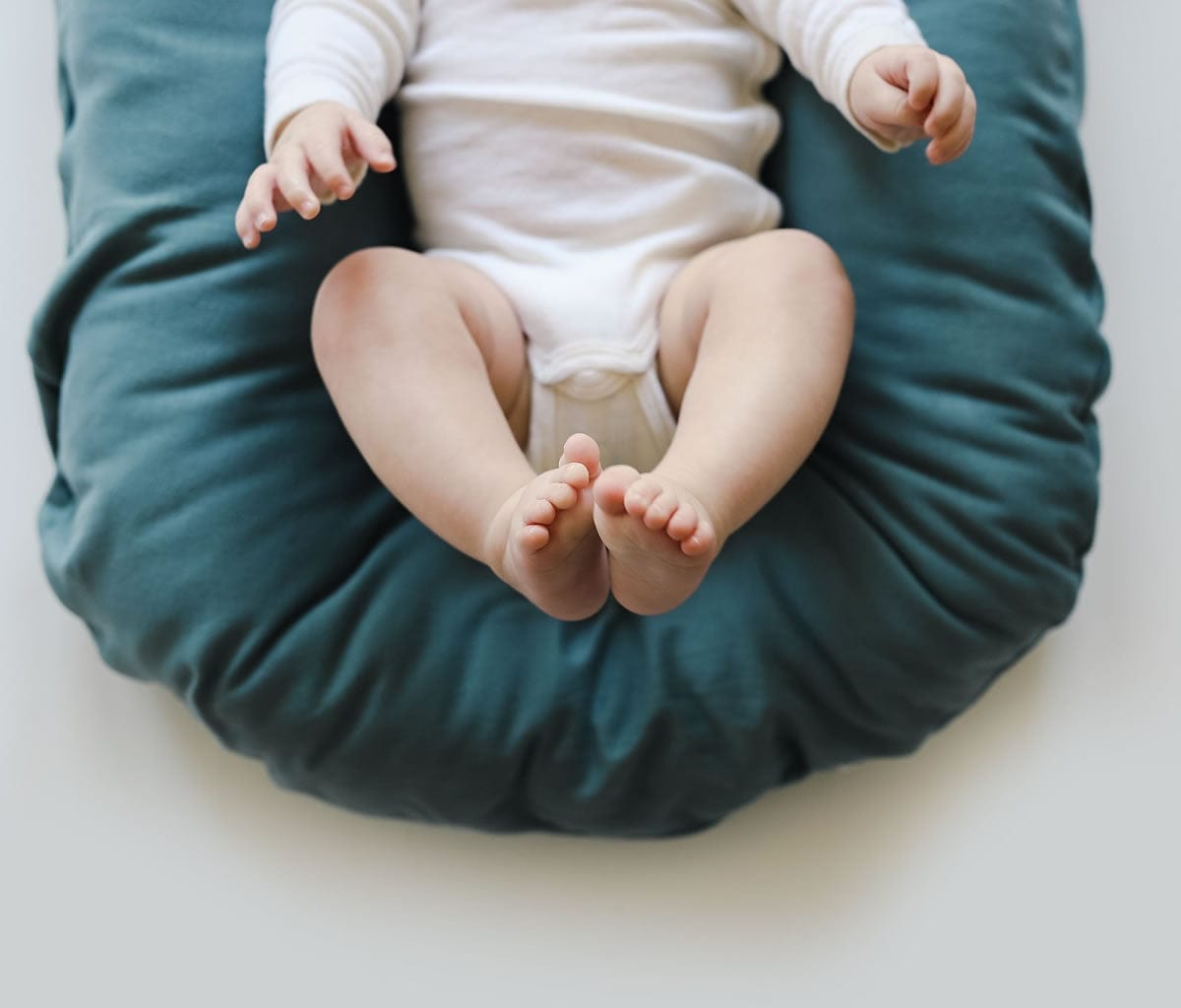 Snuggle Me Organic Lounger & Cover - Moss