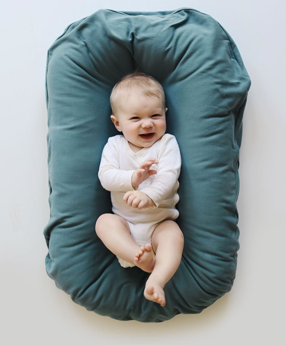 Snuggle Me Organic Lounger & Cover - Moss