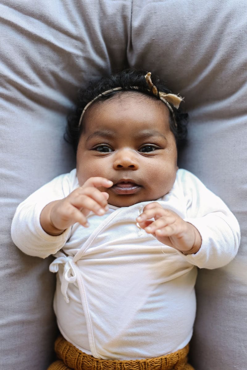 Snuggle Me Organic Lounger & Cover - Pebble Linen