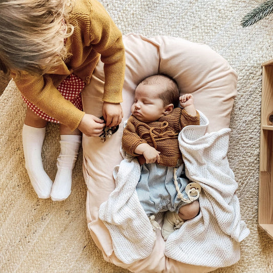 Snuggle Me Organic Lounger & Cover - Sugar Plum