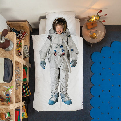 Snurk Duvet Cover Set, Twin - Astronaut - SNURK-ASTRONAUT