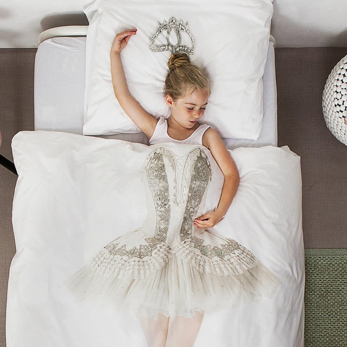 Snurk Duvet Cover Set, Twin - Ballerina - SNURK-BALLERINA
