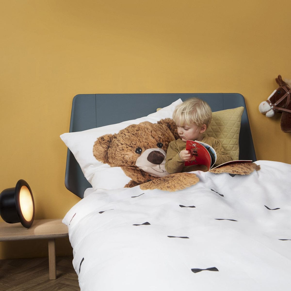 Snurk Duvet Cover Set, Twin - Teddy Bear - SNURK-TEDDYBEAR