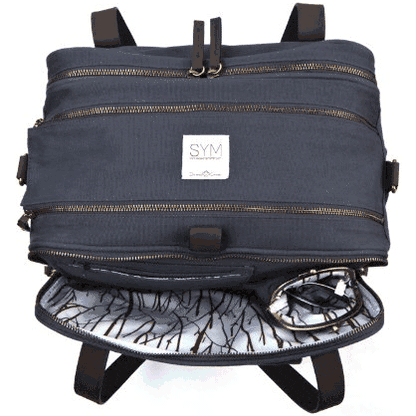 SoYoung Charlie Diaper Bag in Slate (Blue/Grey)