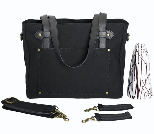 SoYoung Emerson Tote Diaper Bag - Black - EME-BLA
