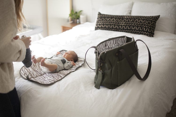 SoYoung Emerson Tote Diaper Bag - Khaki - EME-KHA