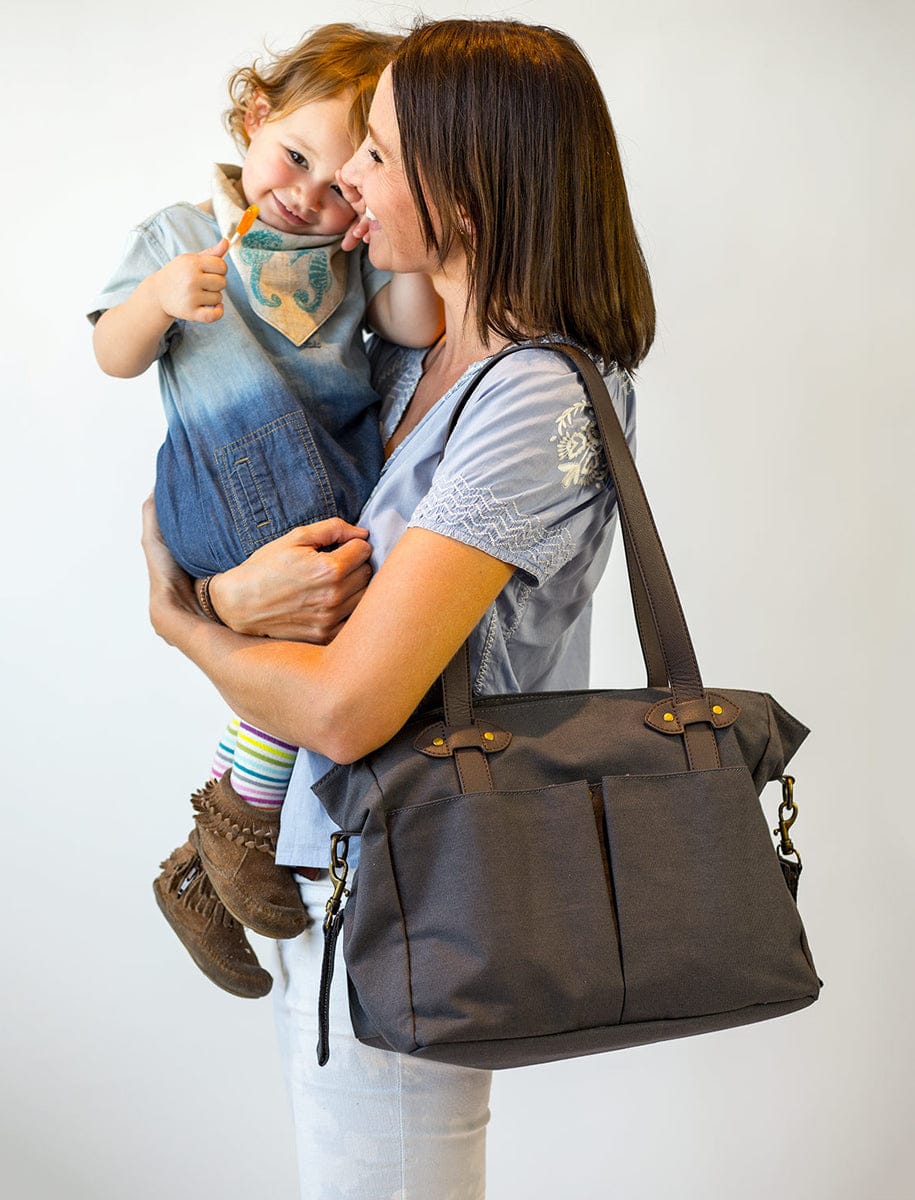 SoYoung Emerson Tote Diaper Bag - Slate - EME-SLA