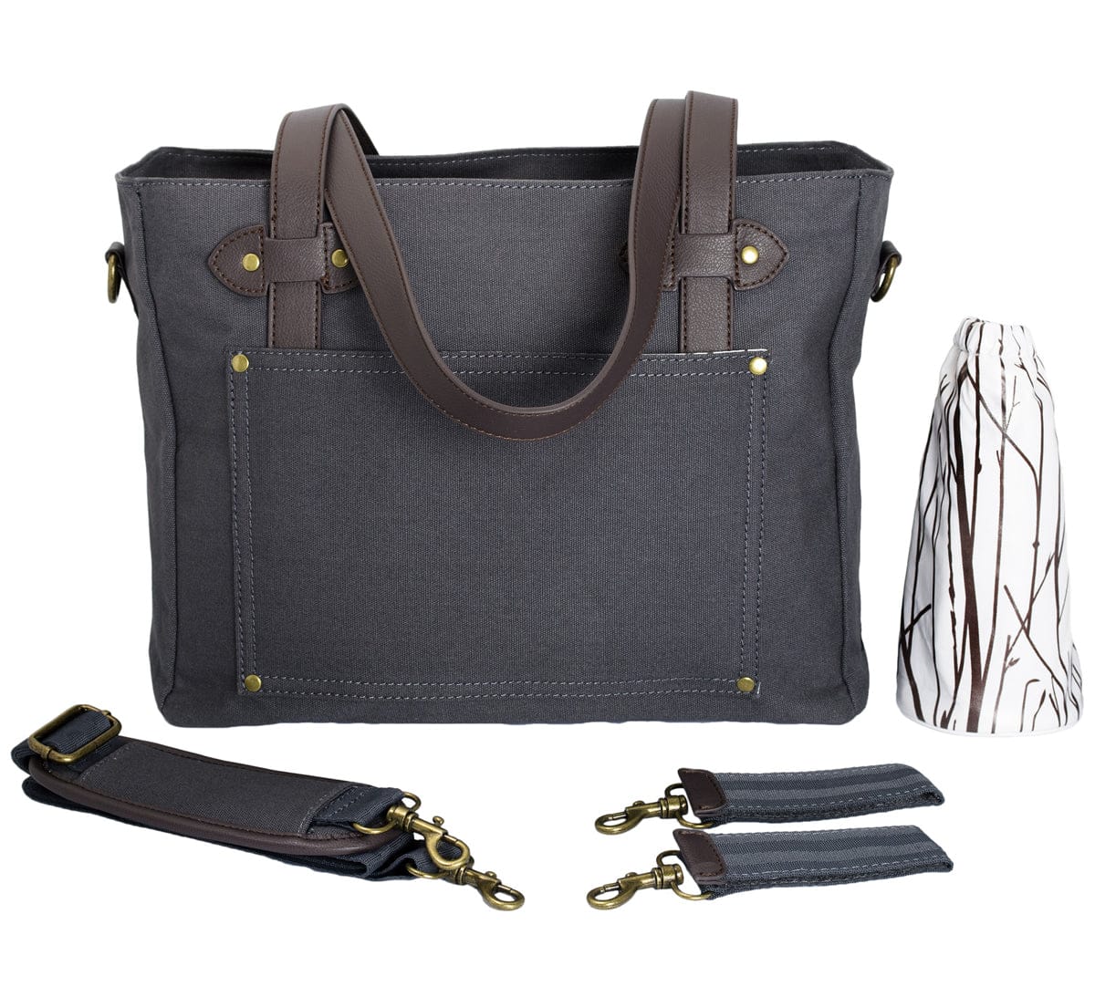 SoYoung Emerson Tote Diaper Bag - Slate - EME-SLA