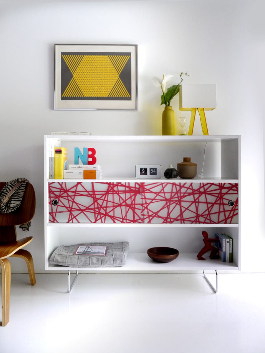 Spot On Square Alto Bookshelf - Red Strands - AC14005-RD