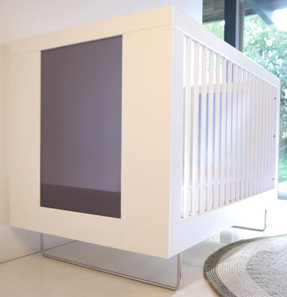 Spot On Square Alto Crib - Graphite Acrylic - AC14001-GR