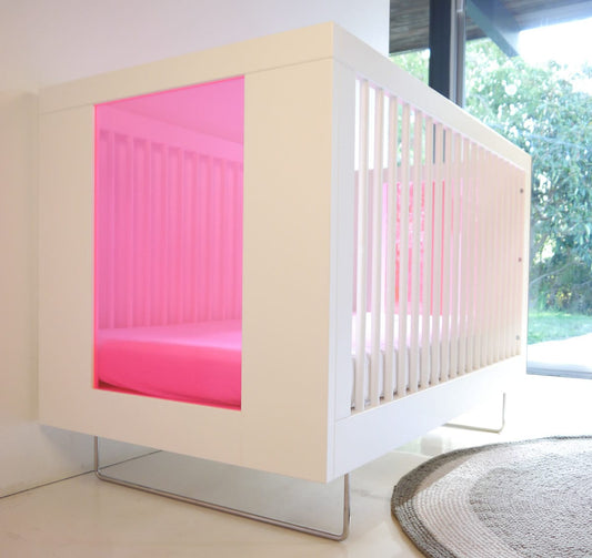 Spot On Square Alto Crib - Honeysuckle Acrylic - AC14001-HS