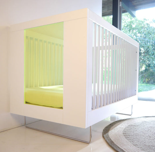 Spot On Square Alto Crib - Kiwi Acrylic - AC14001-KI