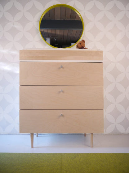 Spot On Square Ulm Dresser 34" Wide - Birch - ULM3DRAWER34BI