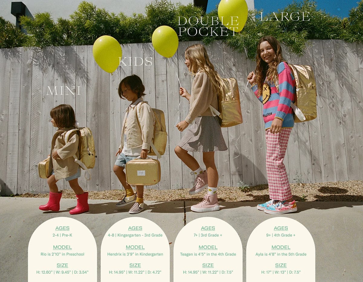 State Bags Kane Kids Backpack - Metallic Purple Multi - F2264213550