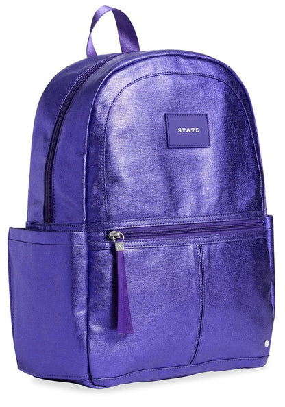 State Bags Kane Kids Backpack - Metallic Purple Multi - F2264213550