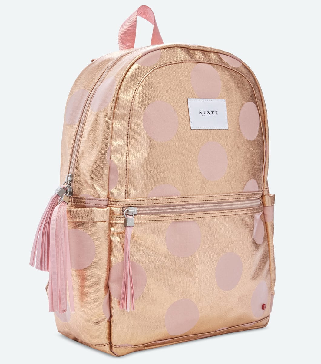 State Bags Kane Kids Backpack - Rose Gold Dots - F2064213840