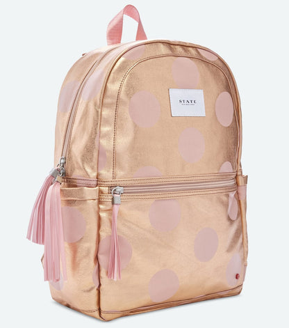 State Bags Kane Kids Backpack - Rose Gold Dots - F2064213840