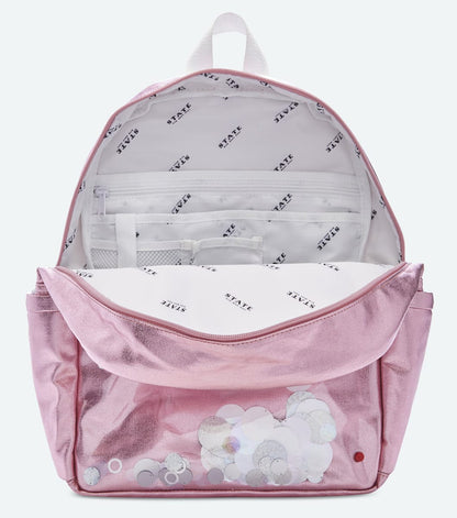 State Bags Kane Kids Backpack - White Sequins - F2064213122