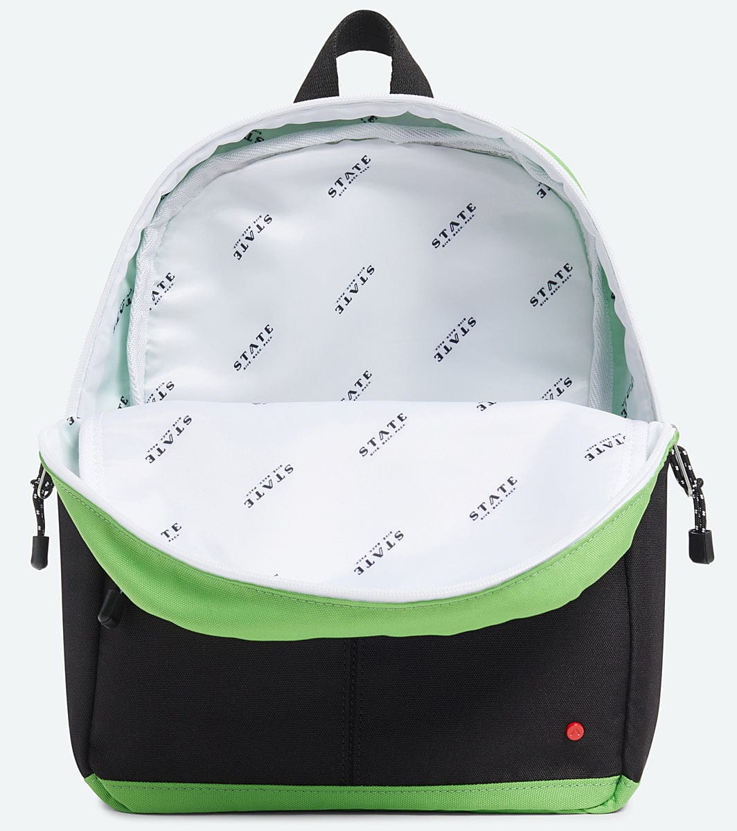 State Bags Mini Kane Kid Backpack - Black/Green