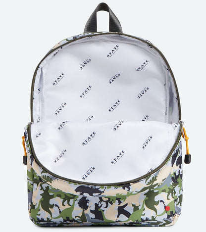 State Bags Mini Kane Kid Backpack - Dinoflage