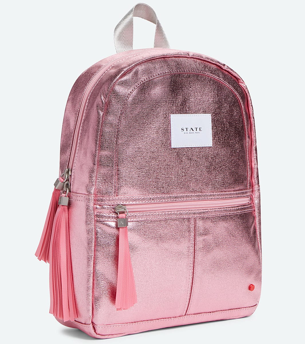 State Bags Mini Kane Kid Backpack - Pink Metallic