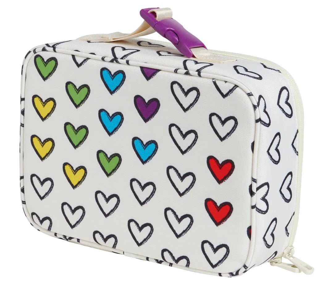 State Bags Rodgers Lunch Box - Rainbow Hearts