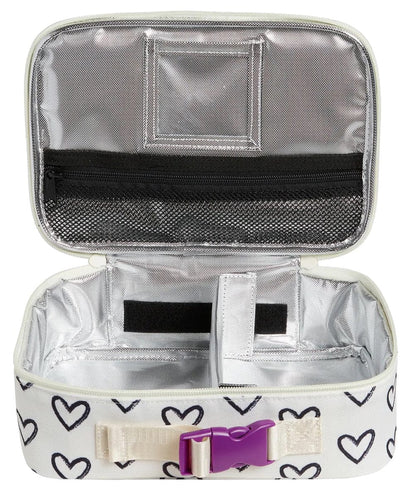 State Bags Rodgers Lunch Box - Rainbow Hearts