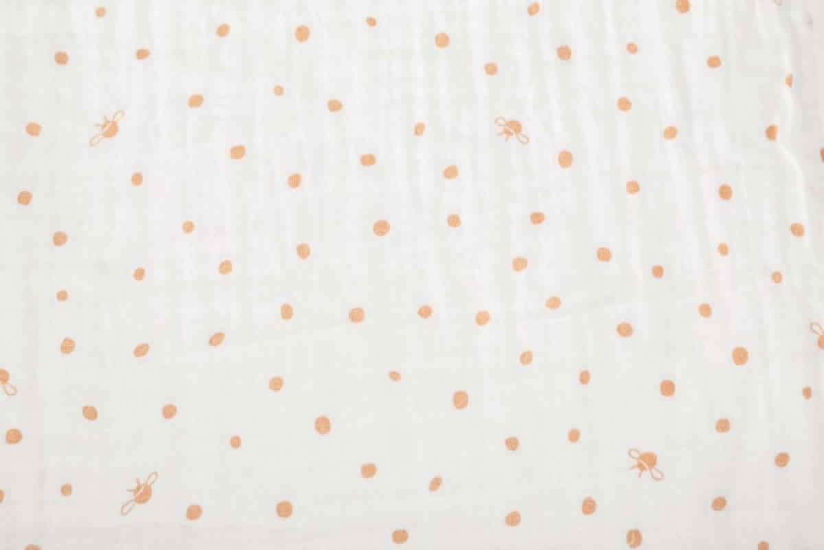 Stokke Blanket Organic Muslin - Coral Bee