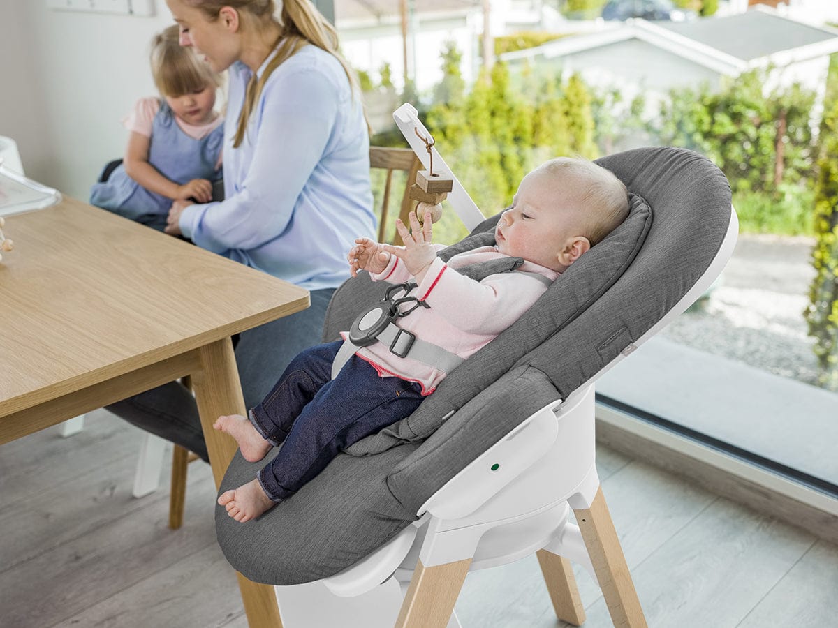 Stokke Steps Bouncer - White Deep Grey