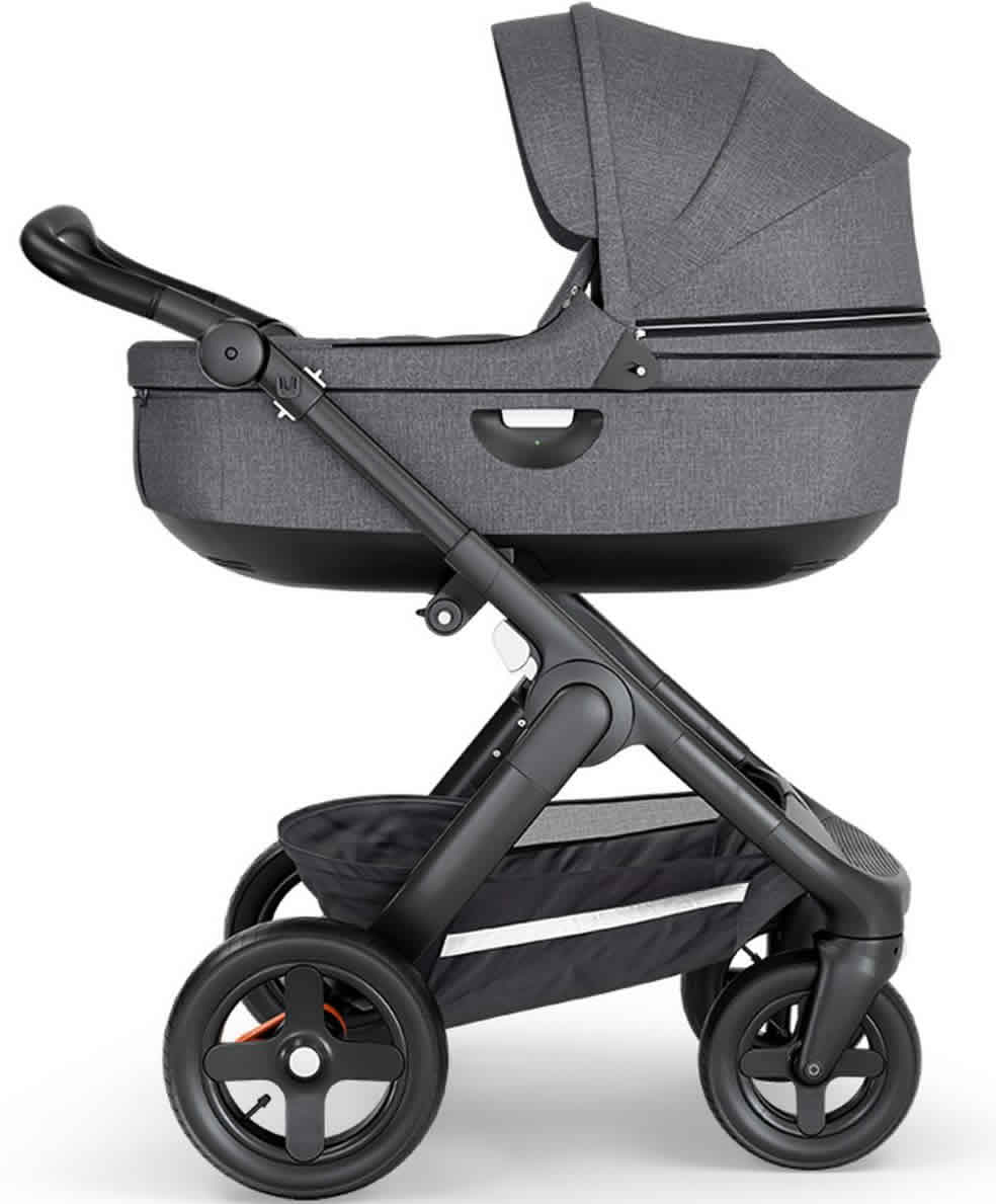 Stokke Stroller Black Carrycot - Black Melange - 504002