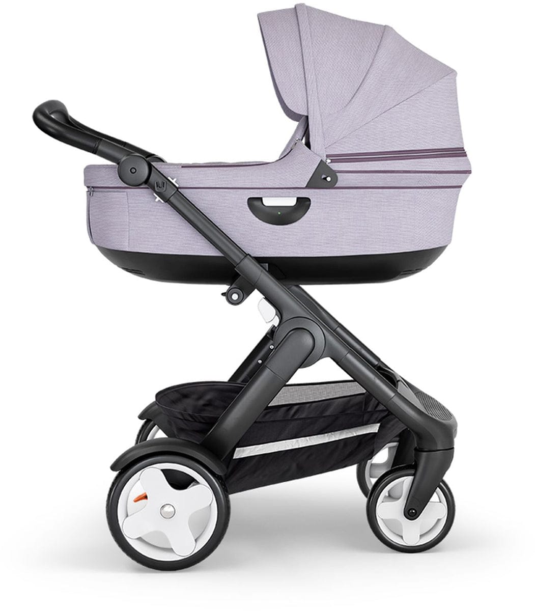 Stokke Stroller Carrycot - Black/Brushed Lilac - 504008