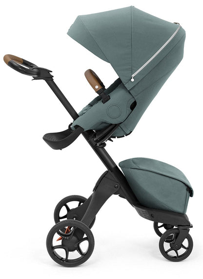 Stokke Xplory X Stroller + Stokke Pipa Travel System Bundle - Cool Teal / Black - 571608-519203