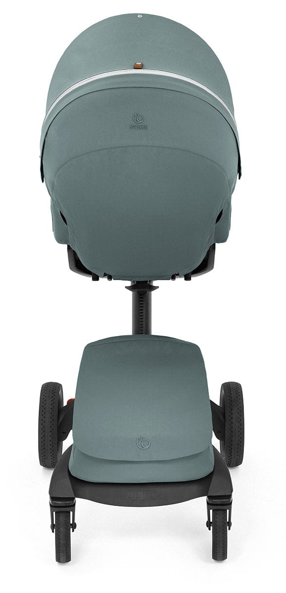 Stokke Xplory X Stroller + Stokke Pipa Travel System Bundle - Cool Teal / Black - 571608-519203