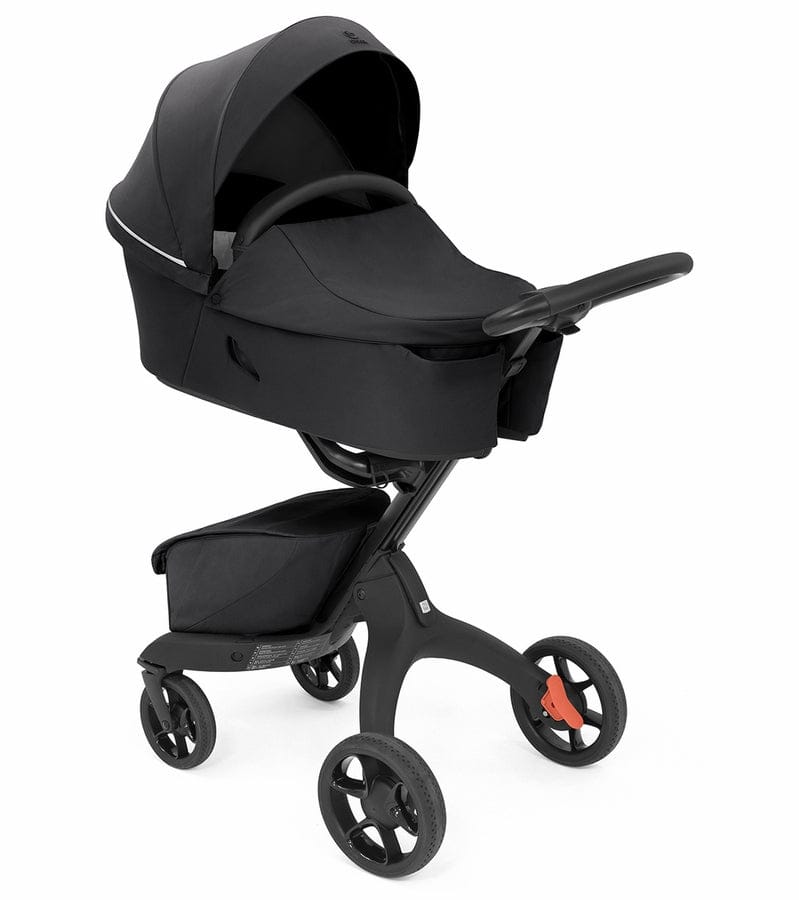 Stokke Xplory X Stroller + Carry Cot Bundle - Rich Black