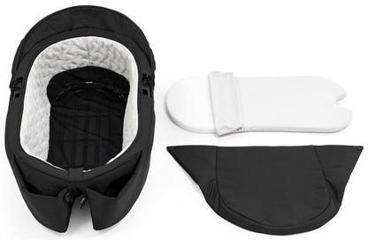 Stokke Xplory X Stroller + Carry Cot Bundle - Rich Black