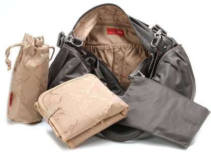Storksak Olivia Diaper Bag in Grey - SK2505