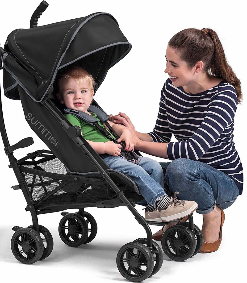 Summer Infant 3D Lite Plus Umbrella Stroller - Matte Black - 32743