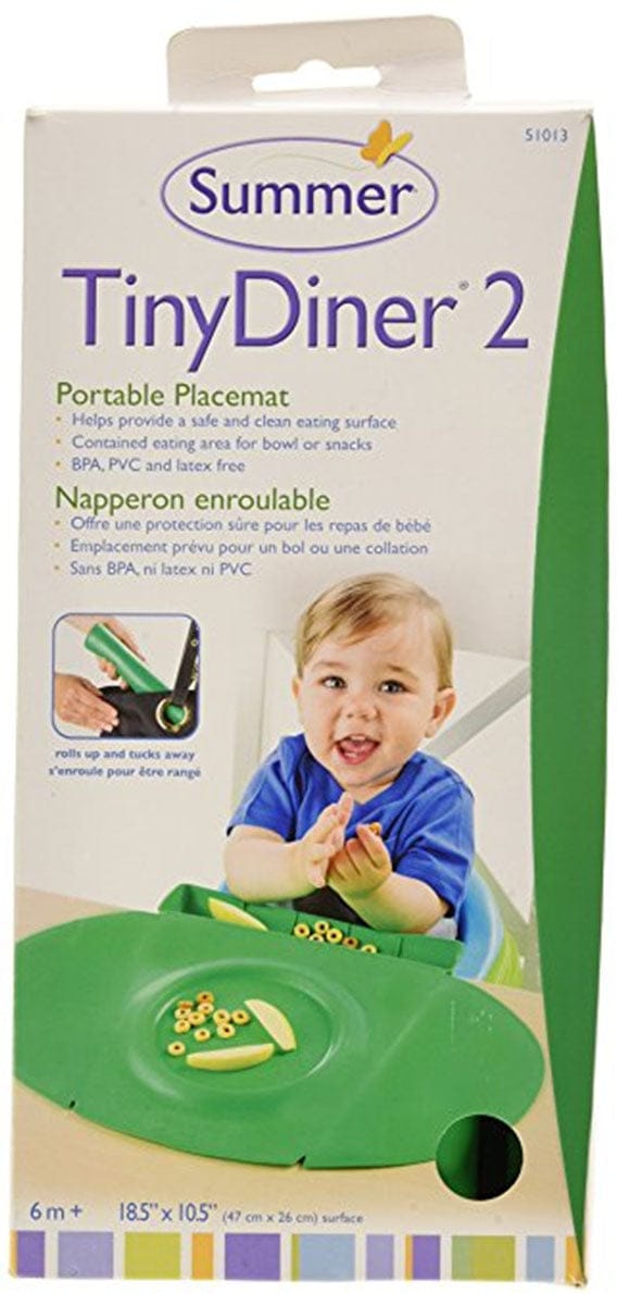 Summer Infant Tiny Diner 2 Placemat - Green
