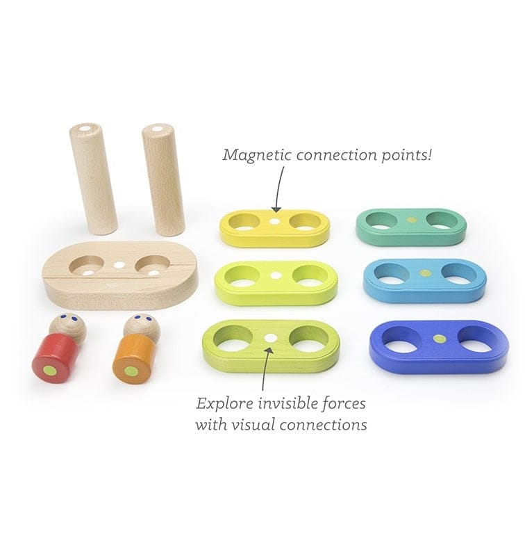 Tegu Magnetic Floating Stacker - Rainbow