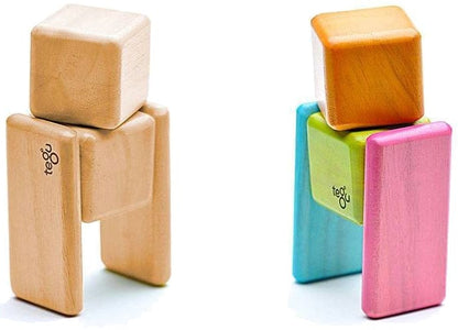 Tegu Pocket Pouch 8 Piece Magnetics Blocks - Tegu Tints