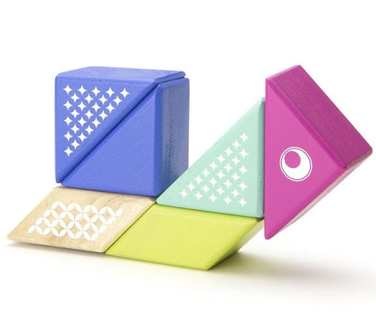 Tegu Travel Pals 6 Piece Magnetic Blocks - Hummingbird