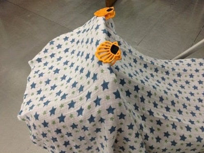 The Clam-P Stroller Blanket Clip, 2pk - White