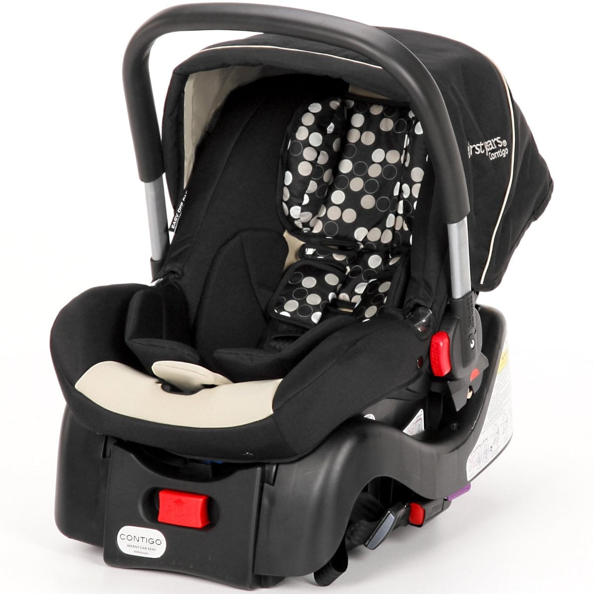 The First Years Contigo Infant Car Seat - Black / Khaki - Y60078