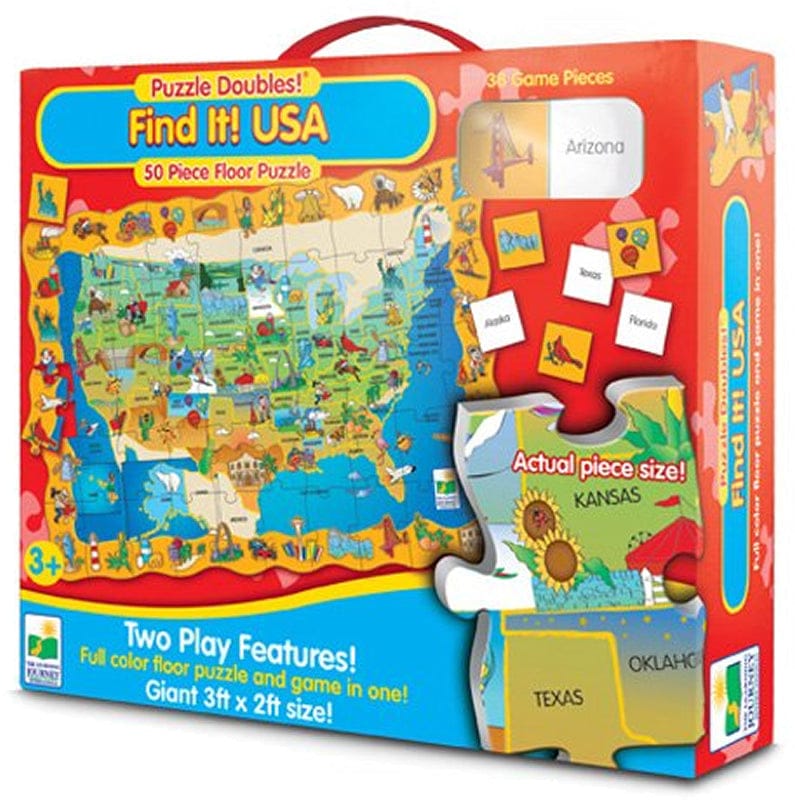 The Learning Journey Puzzle Doubles, Find It! USA - 697368