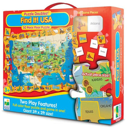 The Learning Journey Puzzle Doubles, Find It! USA - 697368