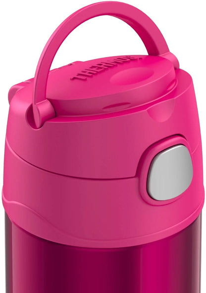 Thermos FUNtainer Vacuum Insulated Stainless Steel Straw Water Bottle 12oz - Pink - F4019PK6