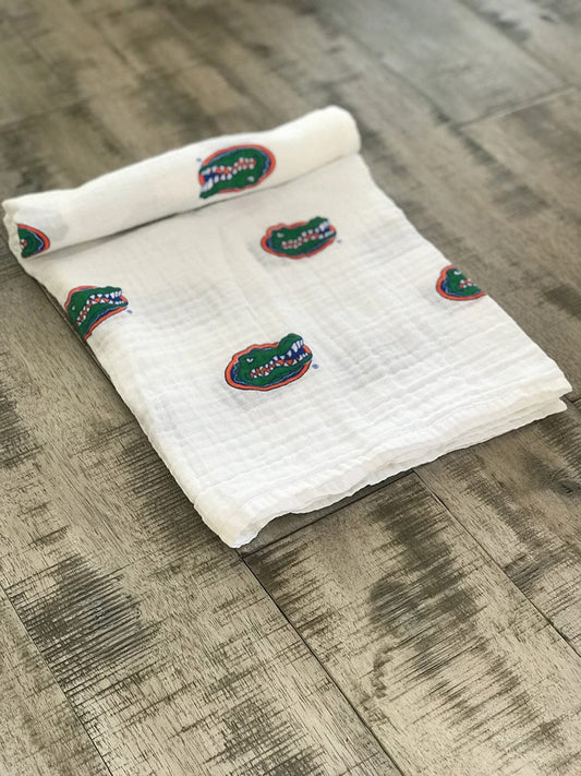 Three Little Anchors College Swaddle Blanket - Florida Gators - TLAFLA100
