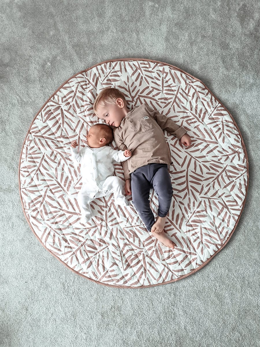 Toddlekind Quilted Cotton Reversible Playmat - Sea Shell - 4260620339119