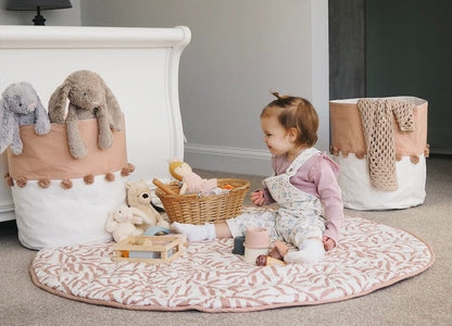 Toddlekind Quilted Cotton Reversible Playmat - Sea Shell - 4260620339119